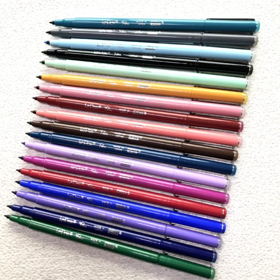 Brsuhpens LePen Flex 6er Set Primary im Etui – Bild 2